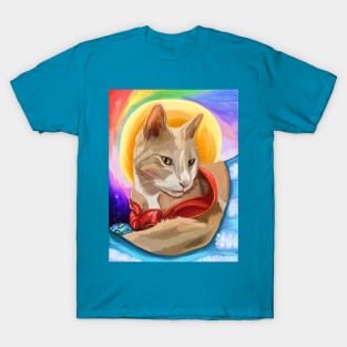 Cat's Ascension to Rainbow Bridge T-Shirt